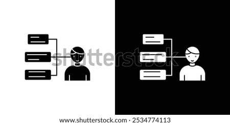 Priority icon linear logo isolated