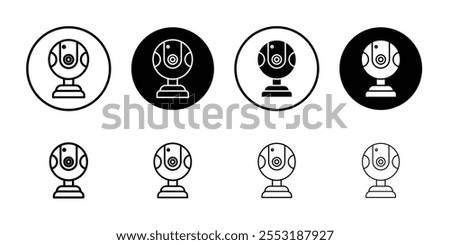 Webcam icon Art design illustration