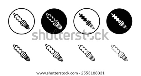 Spark plug icon Art design illustration