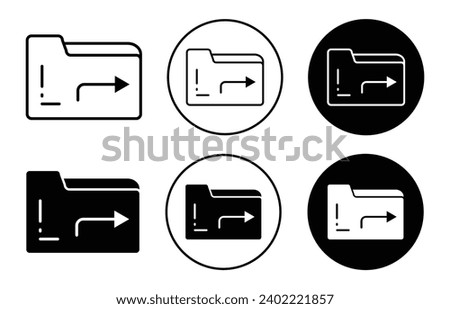 Share folder line icon. computer file document copy paste or data transfer or send by sharing to cloud storage logo symbol set. duplicate or convert share folder file or move vector sign