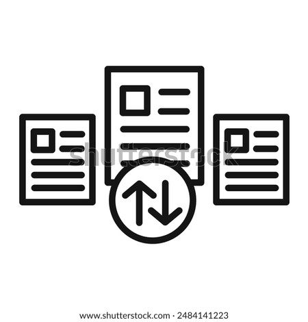 case priority icon black and white vector sign