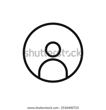 Placeholder icon Flat art illustration in outline