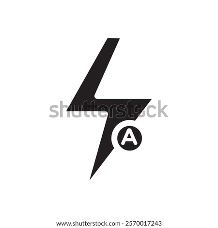 auto flash icon black and white vector outline sign