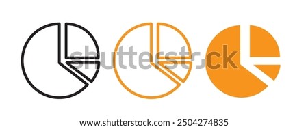 Market share icon web design in vector