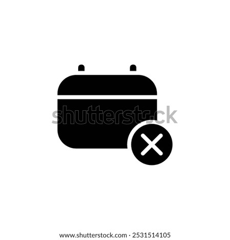 Cancel event icon web design in vector