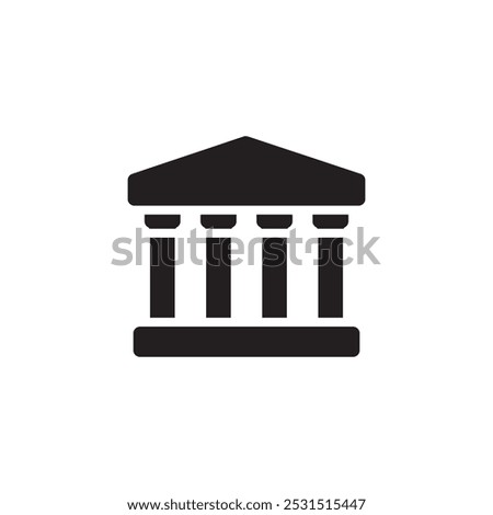 Government icon web design in vector