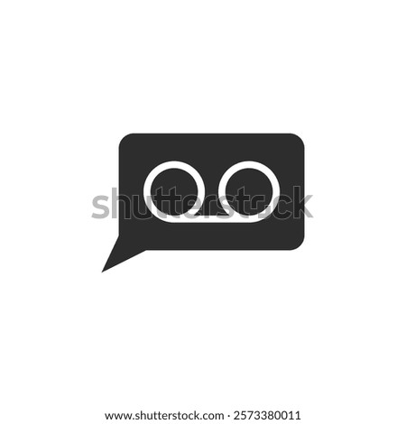 Voicemail icon web design in vector