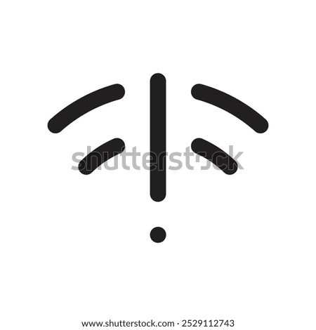 No Internet icon Vector set outline