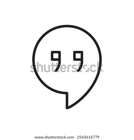 Hangout icon Flat line illustration