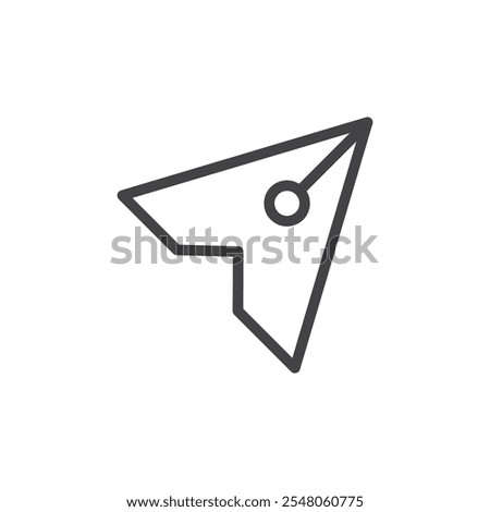 Lark one icon Logo symbol outline set