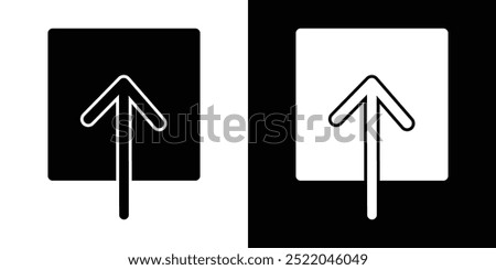 Upload icon design simple vector symbol