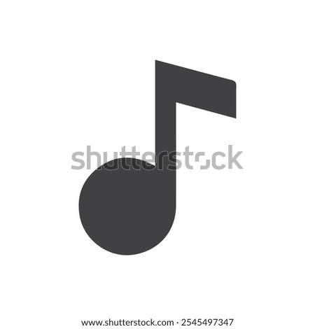 Music icon Vector logo outline