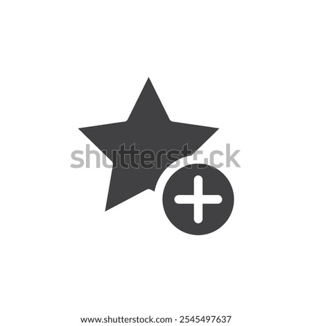 Add Favorite icon Vector logo outline