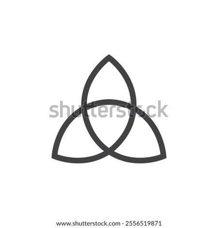 Holy Trinity icon Vector logo outline