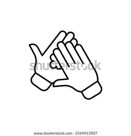 Handwashing icon Vector logo outline