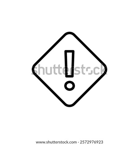 High priority icon flat editable icon mark