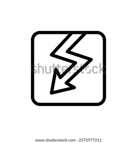 Electro devices icon flat editable icon mark