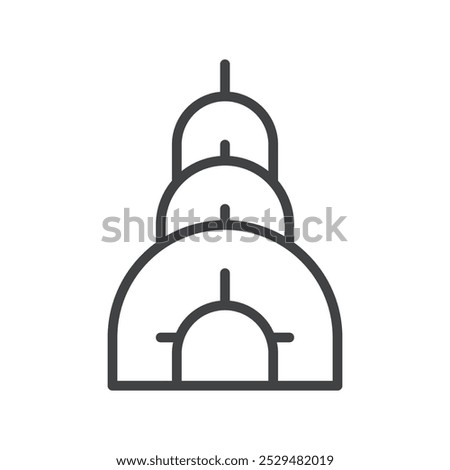 Chrysler Building icon representing architecture or New York.