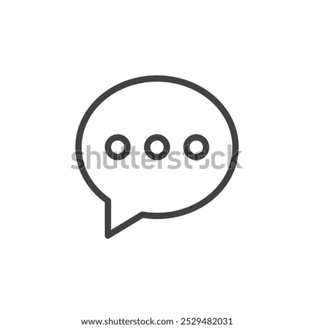 Speech bubble icon representing communication or messaging.