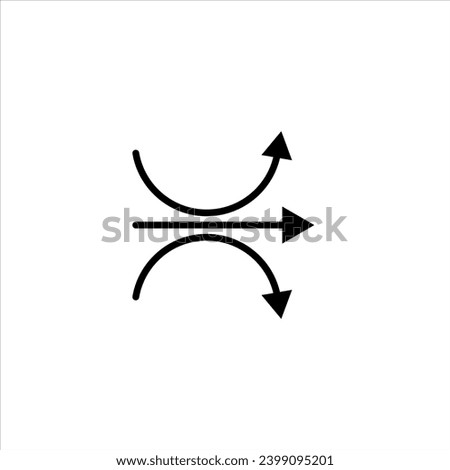 flexibility icon. elastic compression material with shock absorber or pressure resilience pliancy symbol vector. flexibility or pliability suppleness arrow direction icon sign