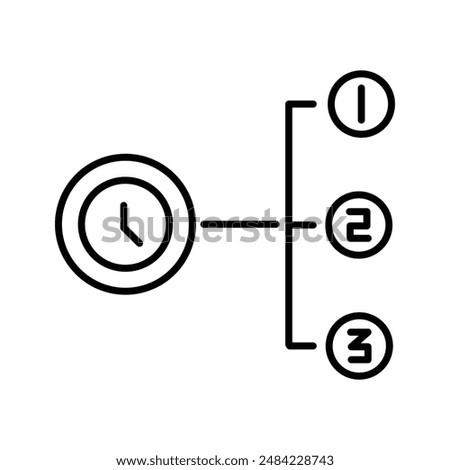 Priority icon design in filled and outlined style