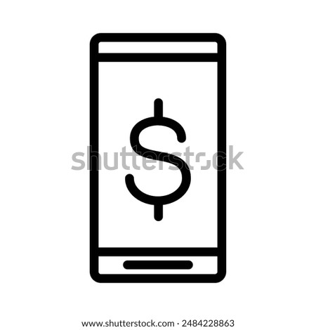 Payment method icon design in filled and outlined style