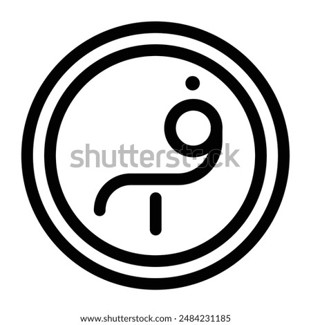 Afghan afghani currency icon design in filled and outlined style