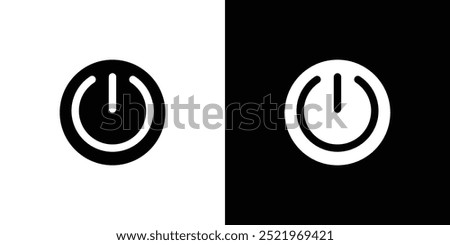 Power Activation Button icon set vector illustration