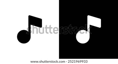 music note icon set vector illustration