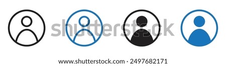 User icon Group symbol or sign vector