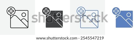 add to gallery icon Group symbol or sign vector