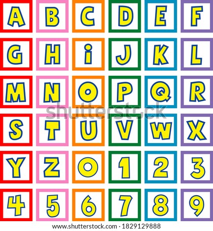 Toy cube block abc alphabet kindergarten preschool school home decor kids room nursery  ornament colorful decoration graphic letters design set printable wall art decal