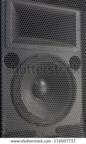 sound speakers at the Concert Hall