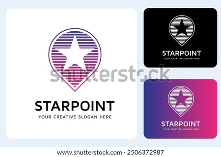 Star Point Logo Design Template