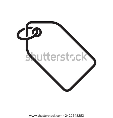 line icon label design vector on white background