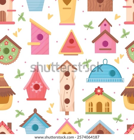 Similar – Image, Stock Photo Birdhouses on a facade