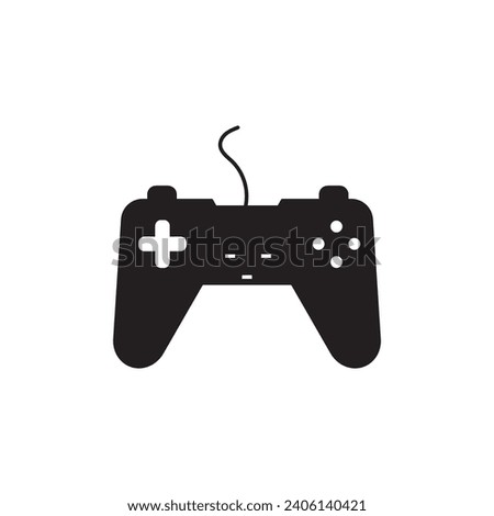 playstation stick icon vector ilustration logo design