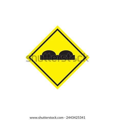 bumpy road icon vector ilustration logo design