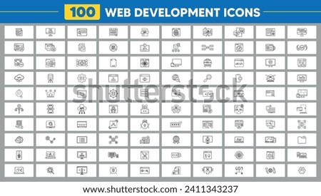 website development icons, web development, digital, web, icon designs, api, management icons, cloud storage, integration, secure web, web design, technology
