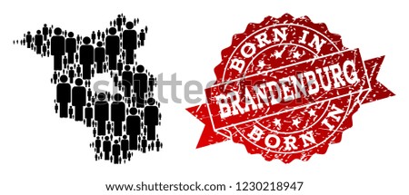 Similar – Image, Stock Photo Demo at the Brandenburg Gate