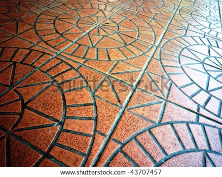 Ceramic Tile Floor Pattern - AUGI