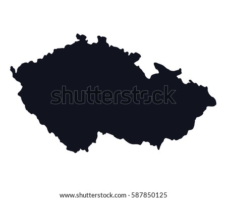 vector map - czech republic Zdjęcia stock © 