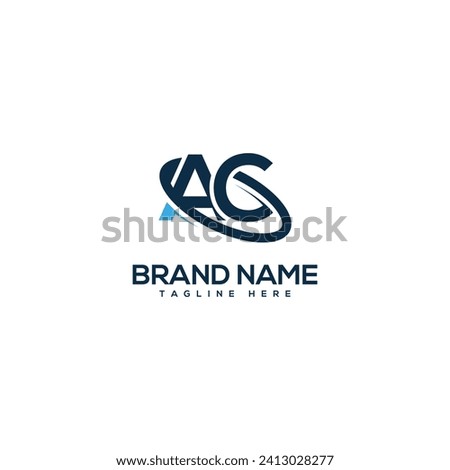 Professional Letter AC CA Technology Logo Design vector Element.