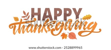 Lettering thanksgiving. Give thanks. Lettering for t-shirt design, mug print, bag print, clothes fashion. 100% hand drawn vector image.