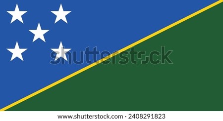 flag of the Solomon Islands (Flag Nation)