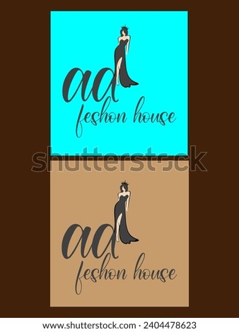 ad fashion house logo design, ad brand logo, ad logo design, ad fashion logo