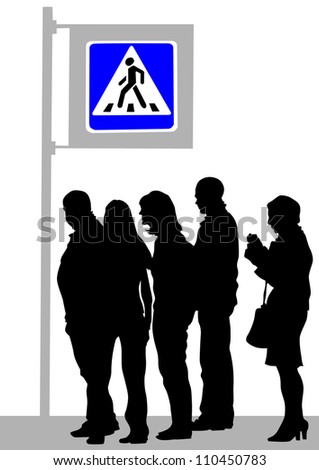 image of pedestrians at a crosswalk