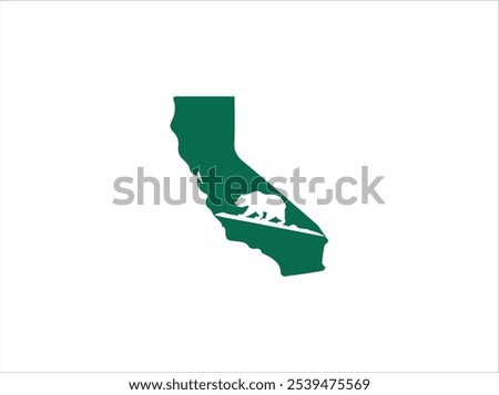 California logo design , vector , icon , illustration and isolate template design .