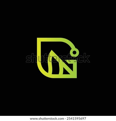 letter G tech logo design template, G tech logo, G technology vector