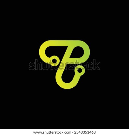 Letter TP logo design template